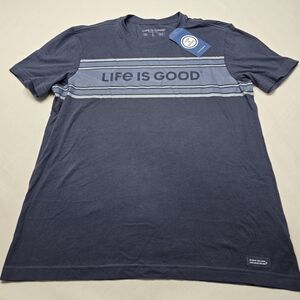 New Life Is Good Logo Tee Tshirt Men's Size Large